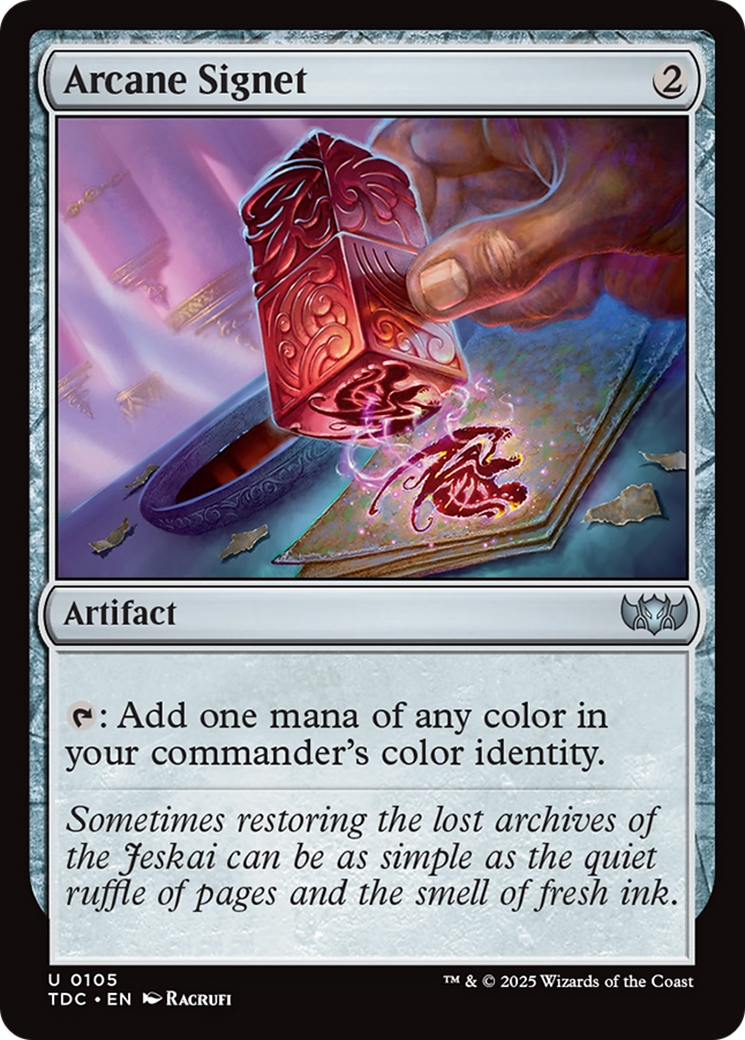 Arcane Signet [Tarkir: Dragonstorm Commander] | Grognard Games