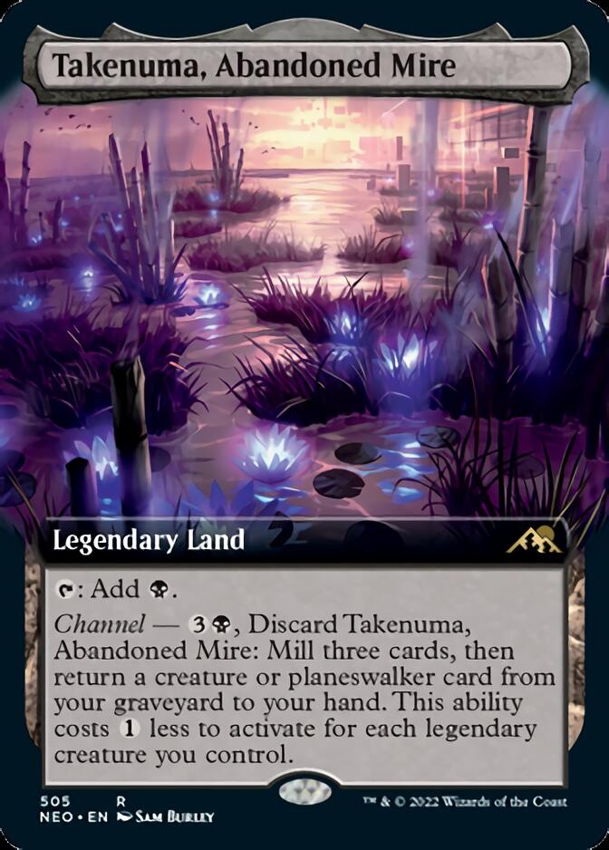 Takenuma, Abandoned Mire (Extended Art) [Kamigawa: Neon Dynasty] | Grognard Games