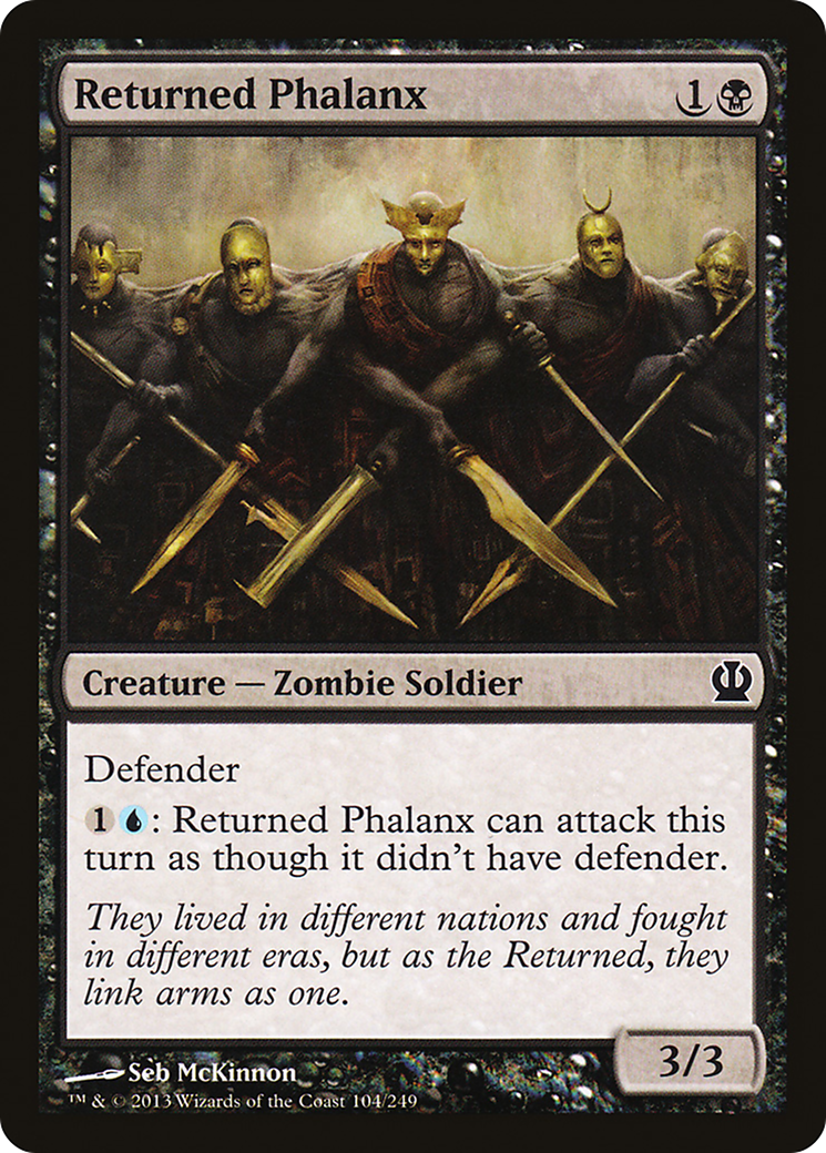 Returned Phalanx (THS-104) - Theros Foil | Grognard Games