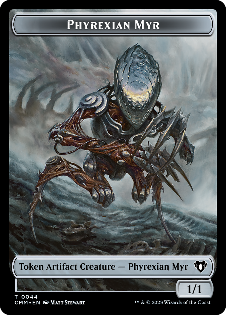 Phyrexian Myr Token [Commander Masters Tokens] | Grognard Games