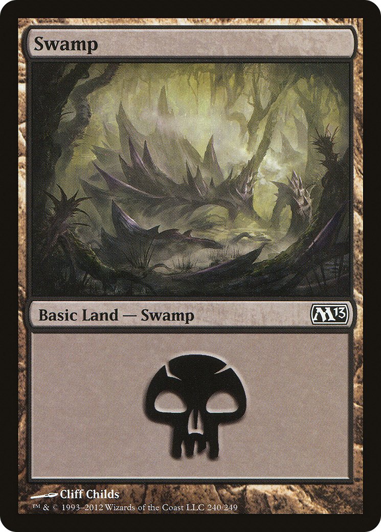Swamp (M13-240) - Magic 2013 Foil | Grognard Games