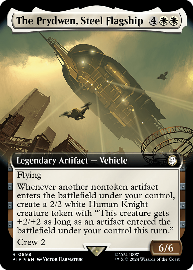 The Prydwen, Steel Flagship (Extended Art) (Surge Foil) [Fallout] | Grognard Games