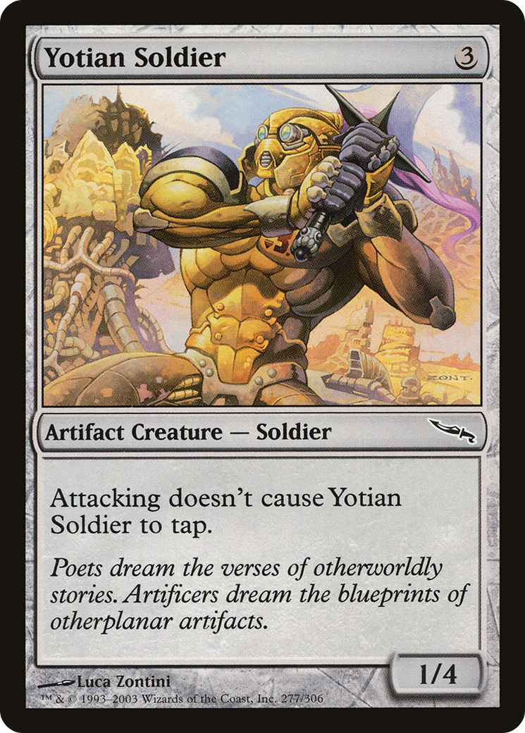 Yotian Soldier (MRD-277) - Mirrodin Foil | Grognard Games