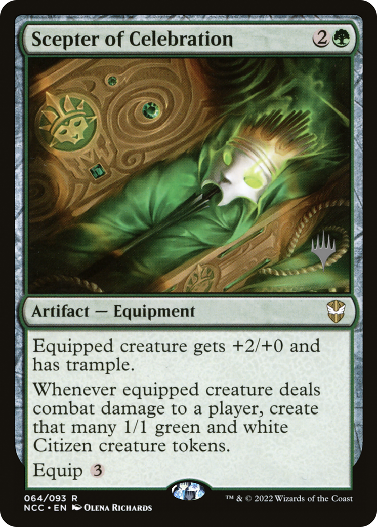 Scepter of Celebration (Promo Pack) [Streets of New Capenna Commander Promos] | Grognard Games