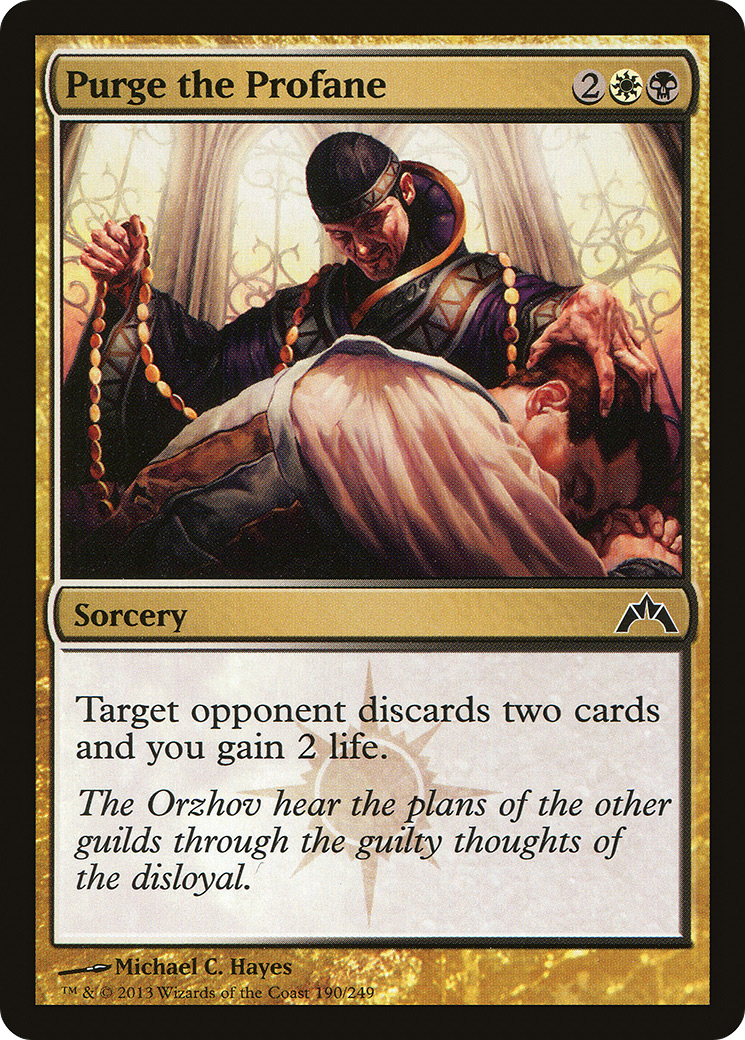 Purge the Profane (GTC-190) - Gatecrash Foil | Grognard Games