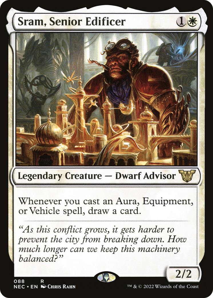 Sram, Senior Edificer [Kamigawa: Neon Dynasty Commander] | Grognard Games