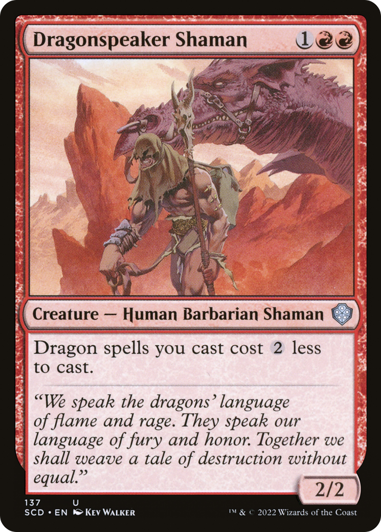 Dragonspeaker Shaman [Starter Commander Decks] | Grognard Games