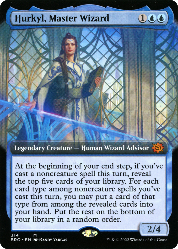 Hurkyl, Master Wizard (Extended Art) [The Brothers' War] | Grognard Games