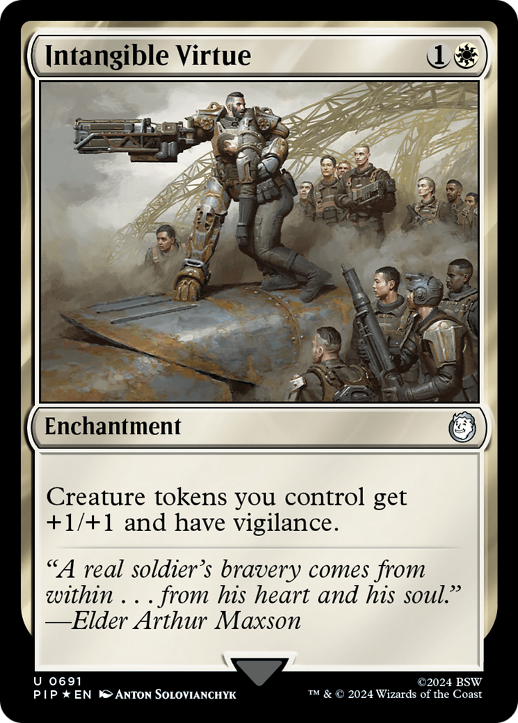 Intangible Virtue (Surge Foil) [Fallout] | Grognard Games