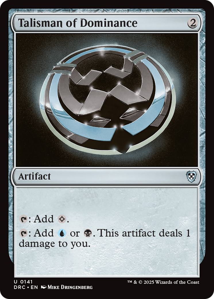 Talisman of Dominance [Aetherdrift Commander] | Grognard Games