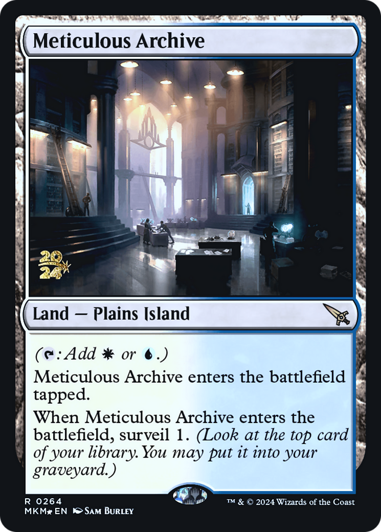 Meticulous Archive [Murders at Karlov Manor Prerelease Promos] | Grognard Games