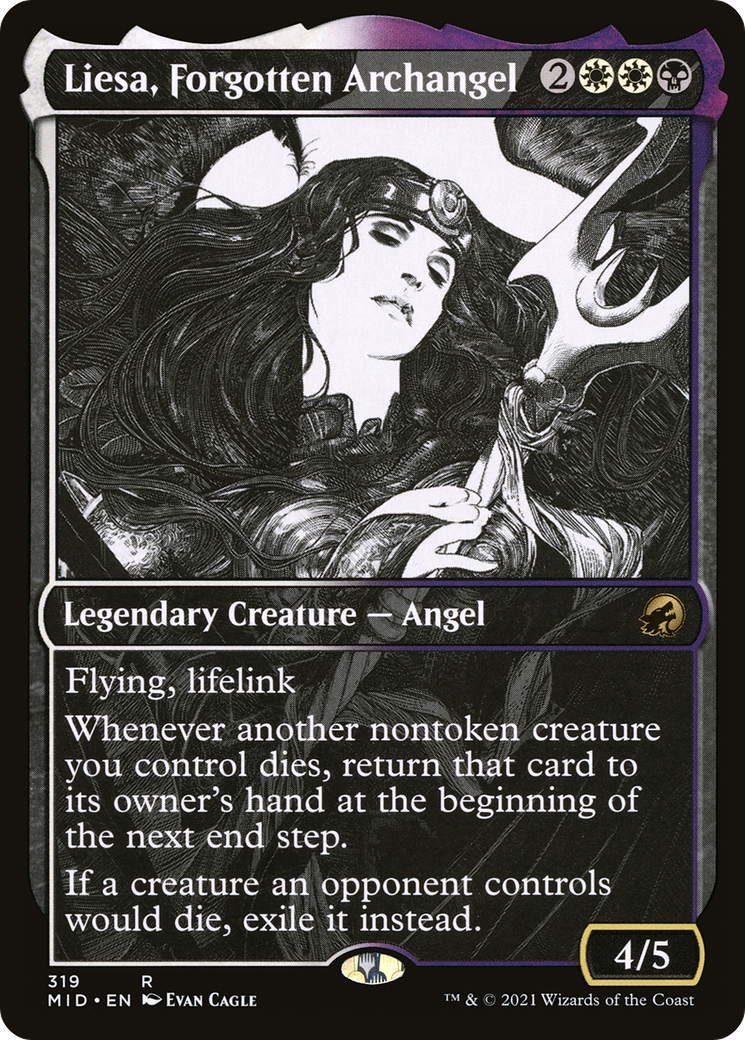 Liesa, Forgotten Archangel (Showcase Eternal Night) [Innistrad: Midnight Hunt] | Grognard Games