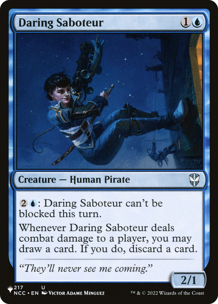 Daring Saboteur [The List] | Grognard Games