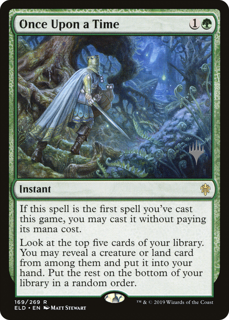 Once Upon a Time (Promo Pack) [Throne of Eldraine Promos] | Grognard Games