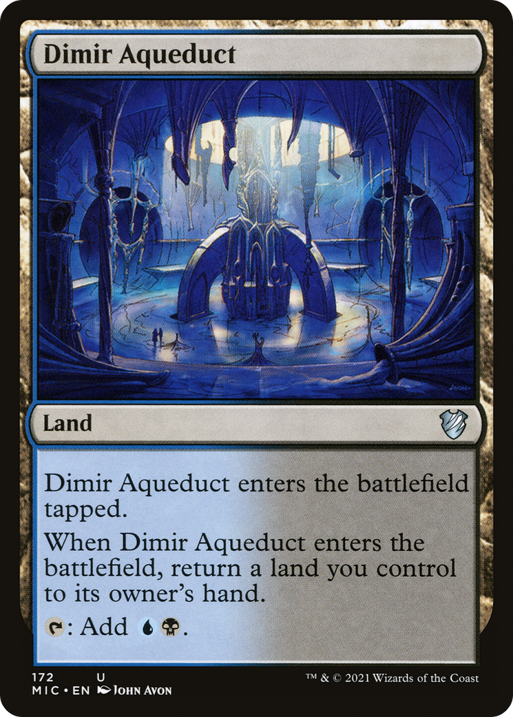 Dimir Aqueduct [Innistrad: Midnight Hunt Commander] | Grognard Games