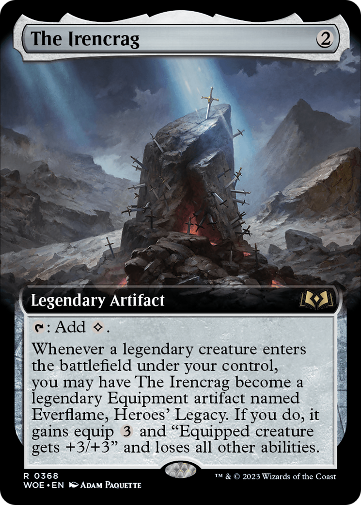 The Irencrag (Extended Art) [Wilds of Eldraine] | Grognard Games