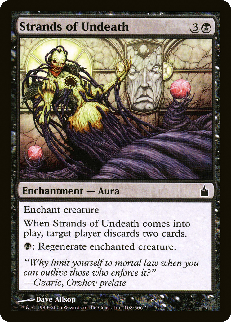 Strands of Undeath (RAV-108) - Ravnica: City of Guilds Foil | Grognard Games