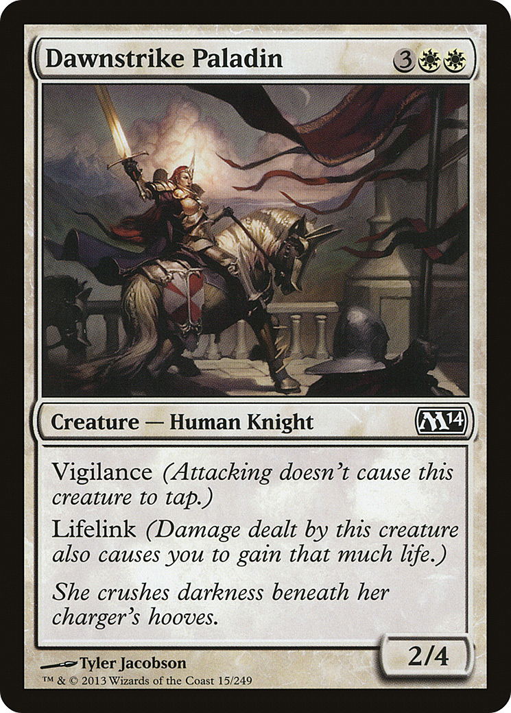 Dawnstrike Paladin (M14-015) - Magic 2014 | Grognard Games