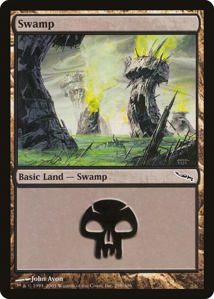 Swamp (MRD-298) - Mirrodin | Grognard Games