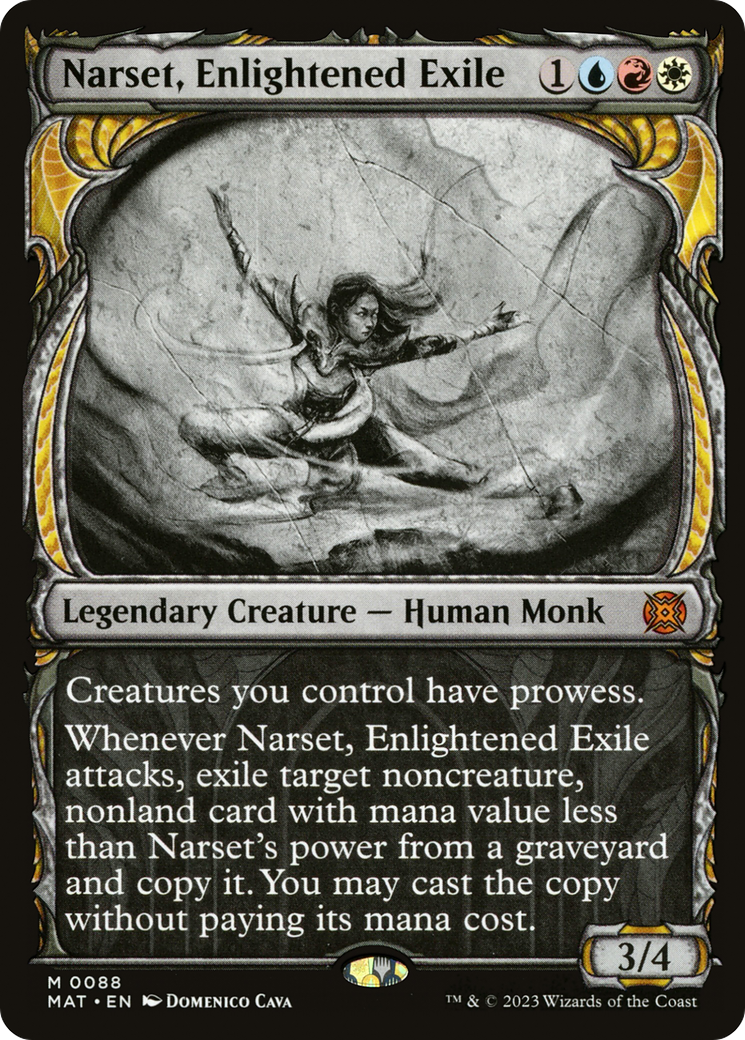 Narset, Enlightened Exile (Showcase) [March of the Machine: The Aftermath] | Grognard Games