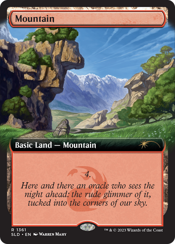 Mountain (1361) [Secret Lair Drop Series] | Grognard Games