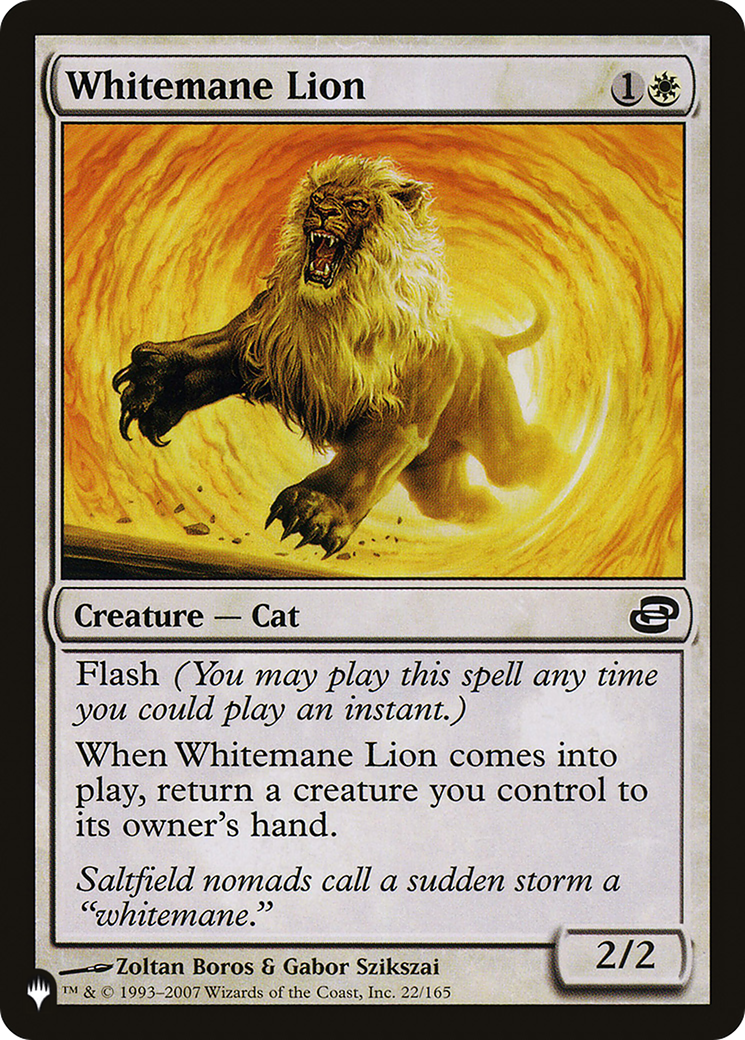 Whitemane Lion (PLC) [The List] | Grognard Games