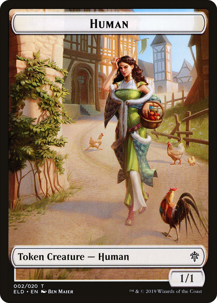 Human [Throne of Eldraine Tokens] | Grognard Games