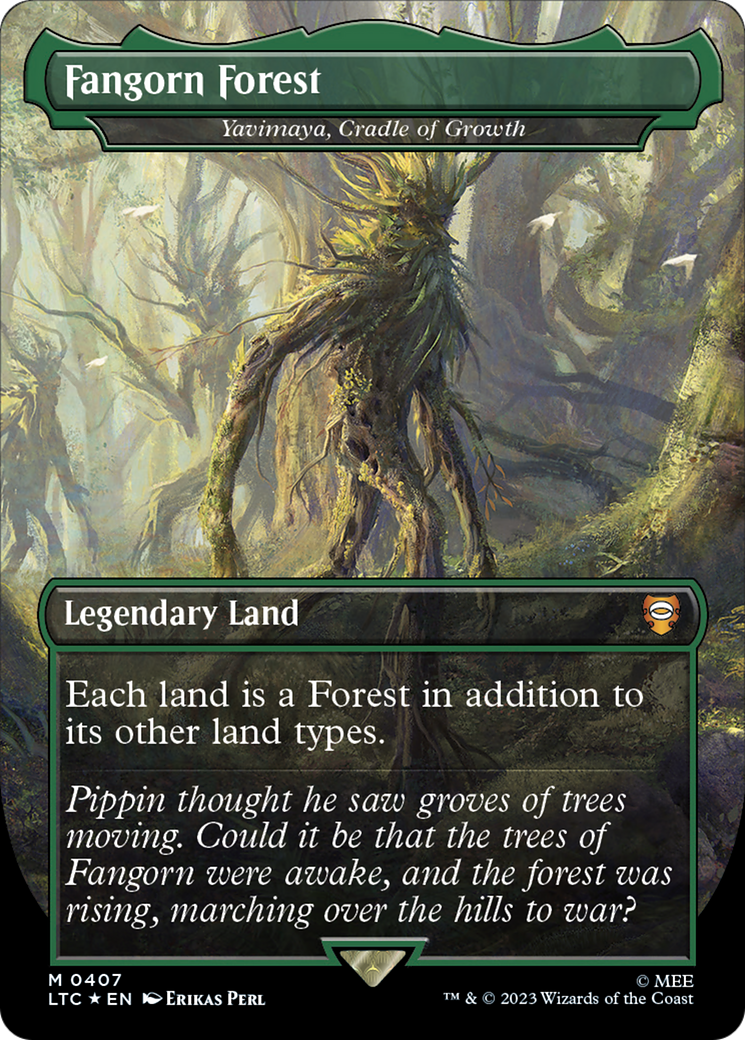 Fangorn Forest - Yavimaya, Cradle of Growth (Surge Foil Realms and Relics) [The Lord of the Rings: Tales of Middle-Earth Commander] | Grognard Games
