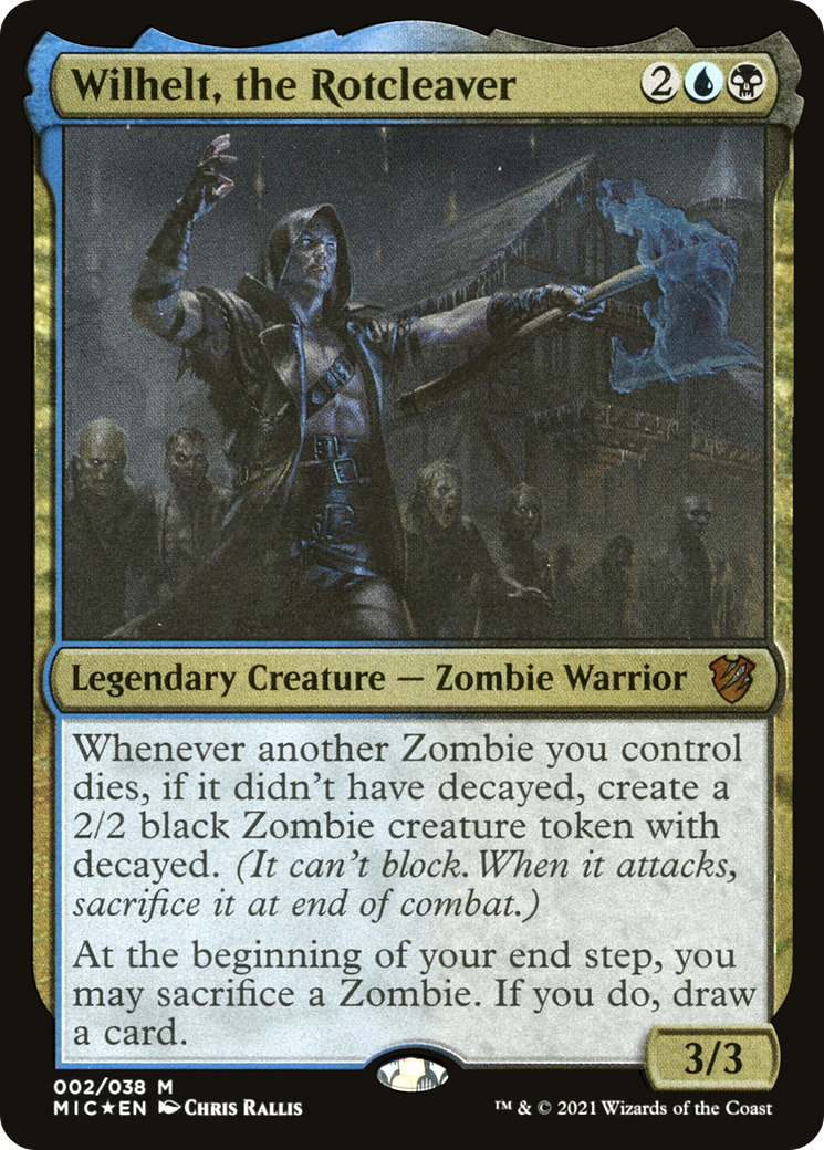 Wilhelt, the Rotcleaver (Display Commander) [Innistrad: Midnight Hunt Commander] | Grognard Games