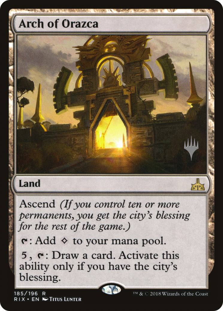 Arch of Orazca (Promo Pack) [Rivals of Ixalan Promos] | Grognard Games