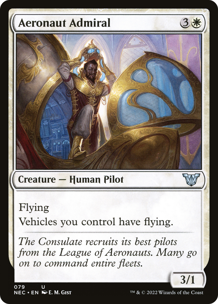 Aeronaut Admiral [Kamigawa: Neon Dynasty Commander] | Grognard Games