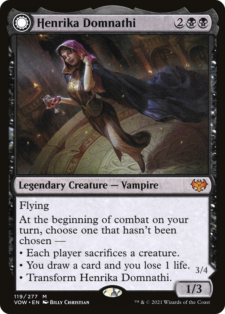 Henrika Domnathi // Henrika, Infernal Seer [Innistrad: Crimson Vow] | Grognard Games