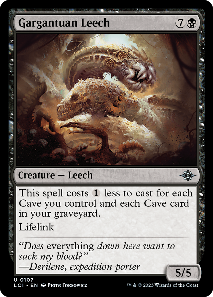 Gargantuan Leech [The Lost Caverns of Ixalan] | Grognard Games