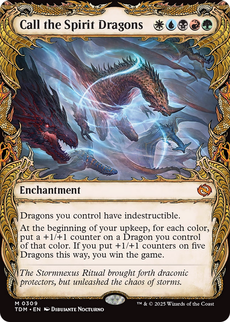 Call the Spirit Dragons (Showcase) [Tarkir: Dragonstorm] | Grognard Games