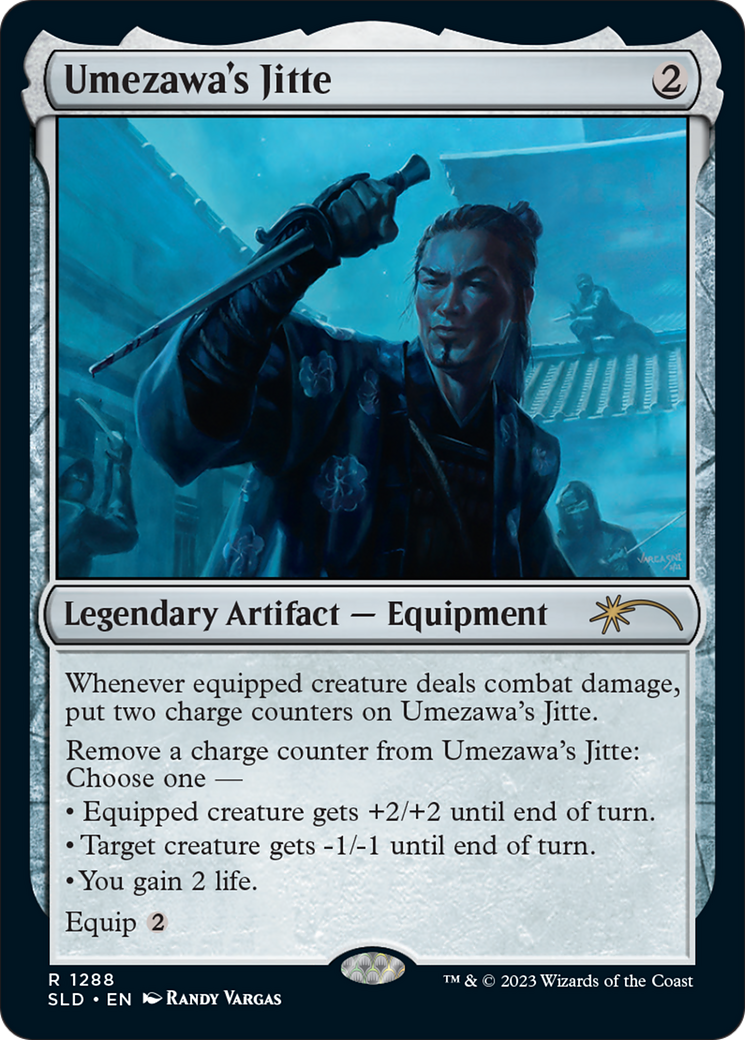 Umezawa's Jitte (SLD-1288) - Secret Lair Drop Foil | Grognard Games