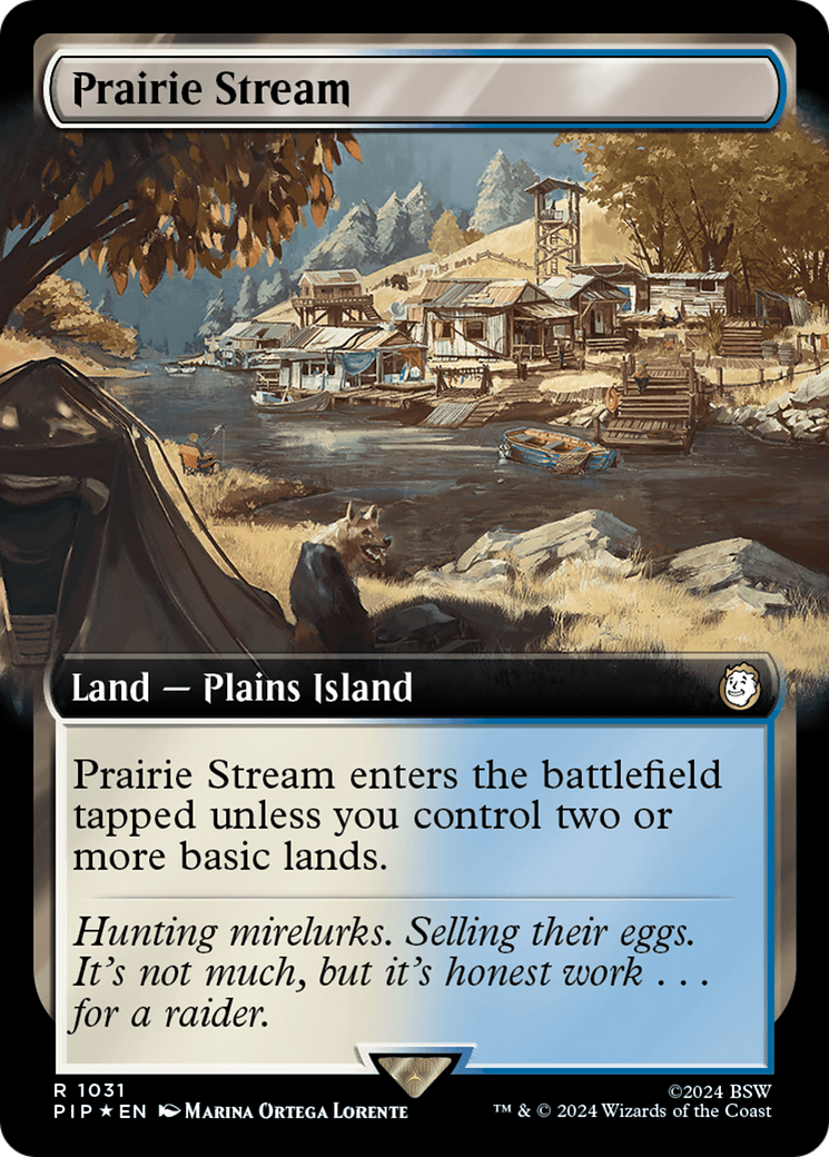 Prairie Stream (Extended Art) (Surge Foil) [Fallout] | Grognard Games