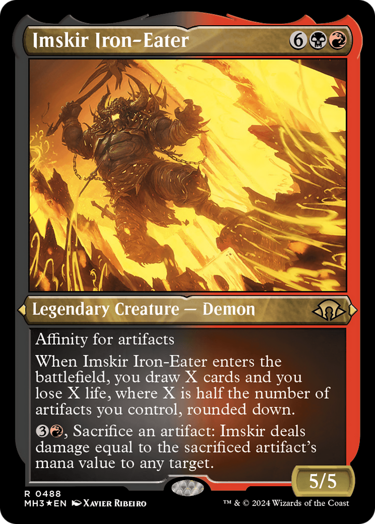 Imskir Iron-Eater (Foil Etched) [Modern Horizons 3] | Grognard Games