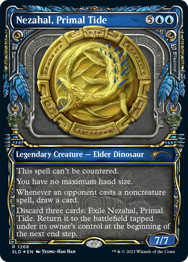 Nezahal, Primal Tide (Halo Foil) [Secret Lair Drop Series] | Grognard Games