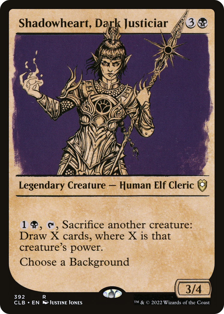 Shadowheart, Dark Justiciar (Showcase) [Commander Legends: Battle for Baldur's Gate] | Grognard Games