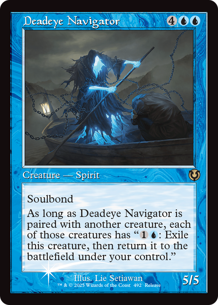 Deadeye Navigator (Retro Frame) [Innistrad Remastered Promos] | Grognard Games