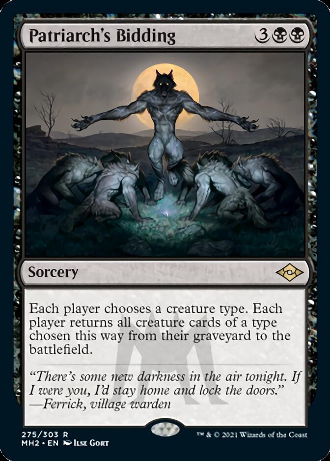 Patriarch's Bidding (Foil Etched) [Modern Horizons 2] | Grognard Games