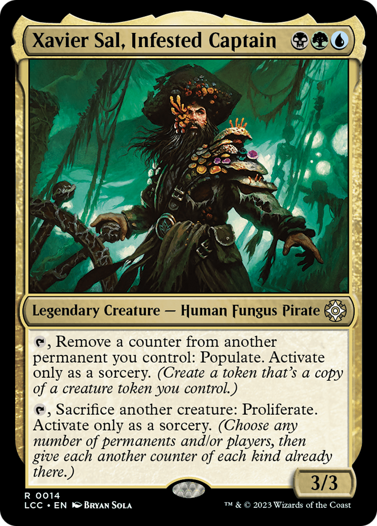 Xavier Sal, Infested Captain [The Lost Caverns of Ixalan Commander] | Grognard Games