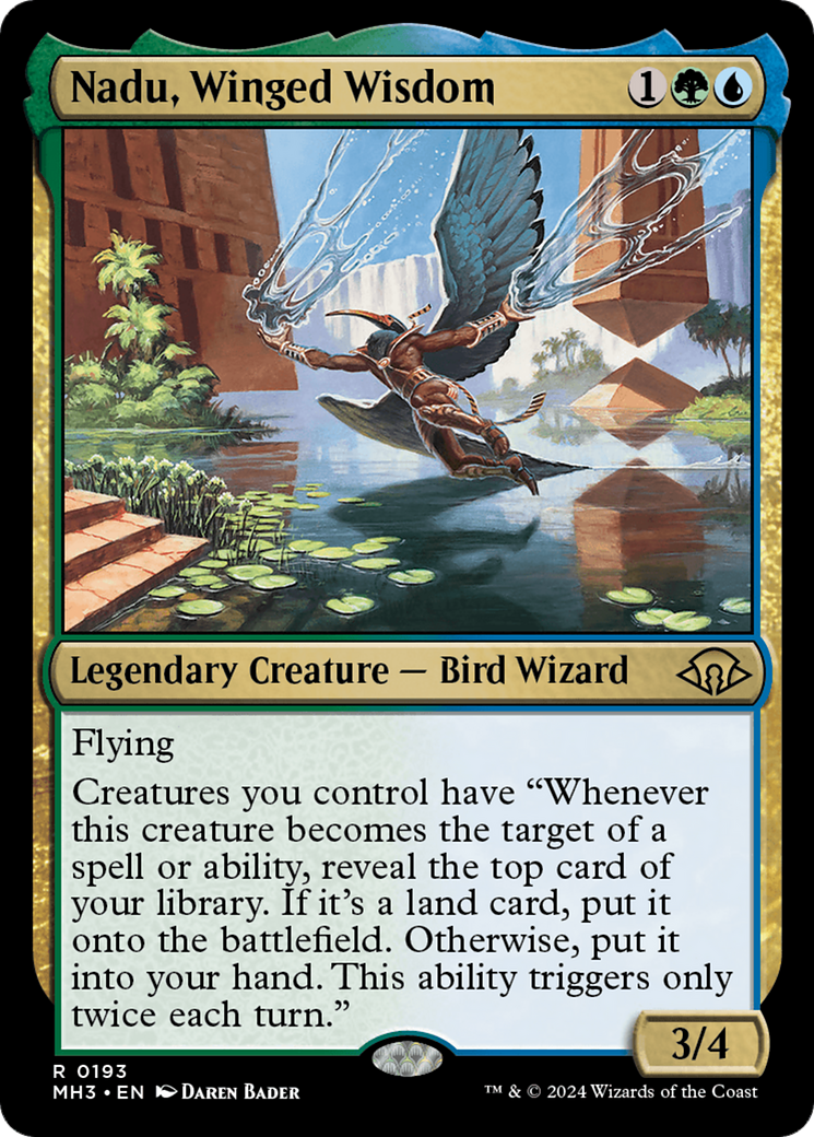 Nadu, Winged Wisdom [Modern Horizons 3] | Grognard Games