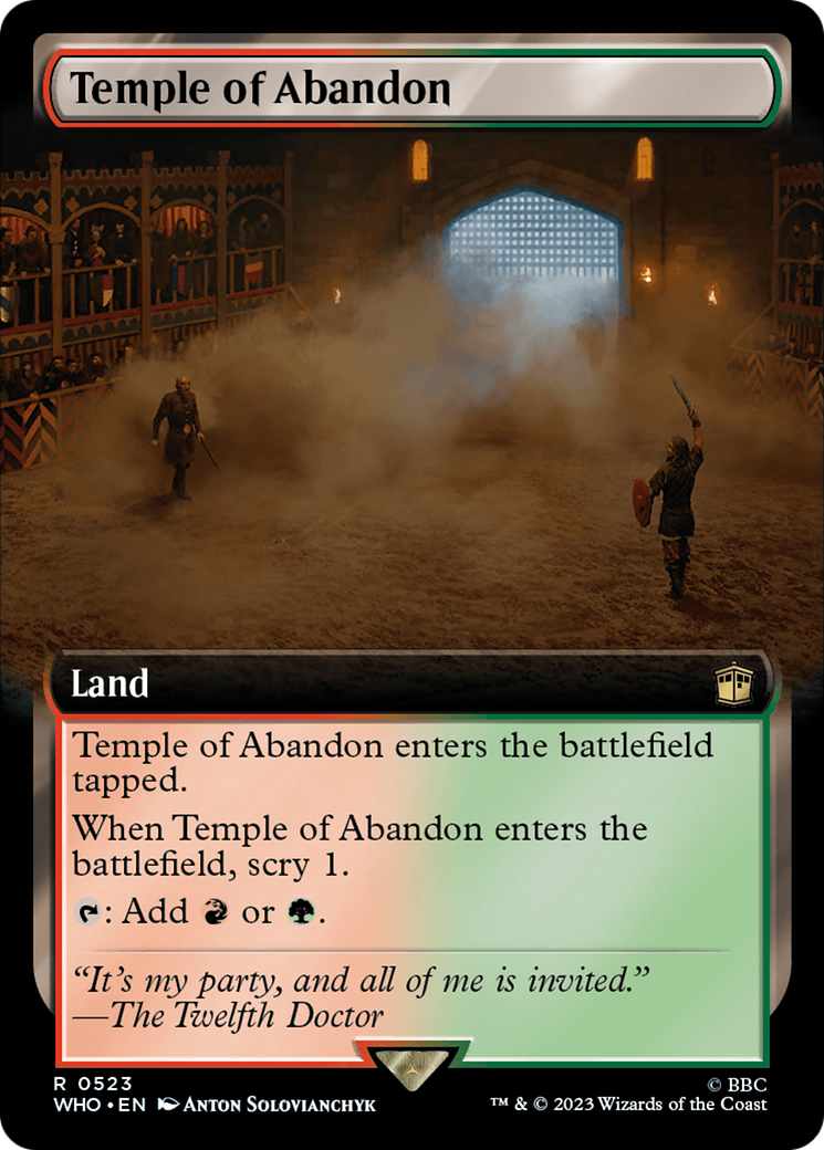 Temple of Abandon (Extended Art) [Doctor Who] | Grognard Games