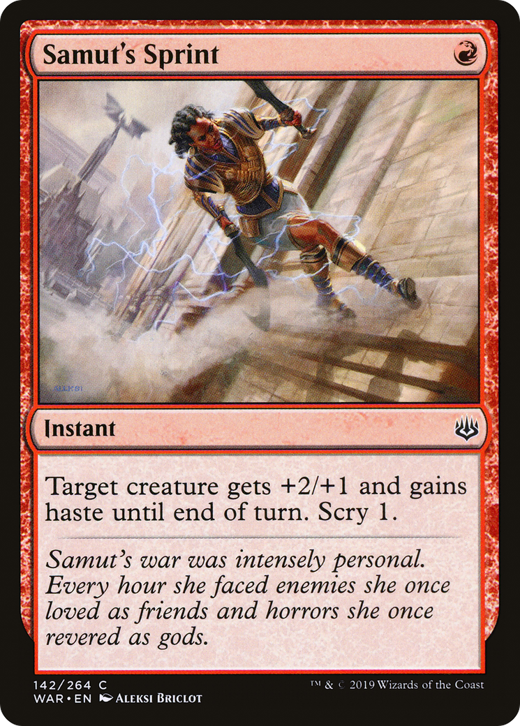 Samut's Sprint (WAR-142) - War of the Spark Foil | Grognard Games