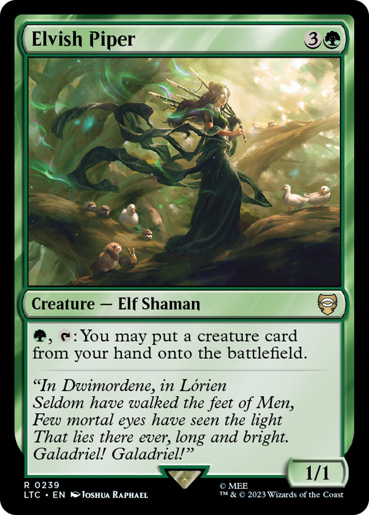Elvish Piper [The Lord of the Rings: Tales of Middle-Earth Commander] | Grognard Games