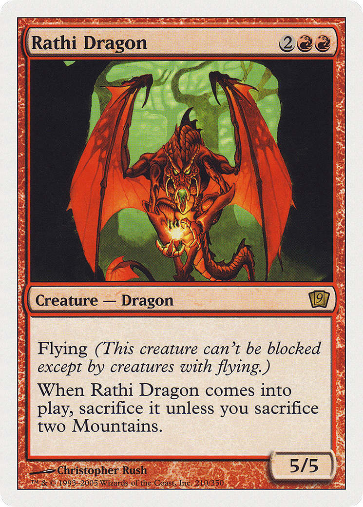 Rathi Dragon (9ED-) - Ninth Edition | Grognard Games