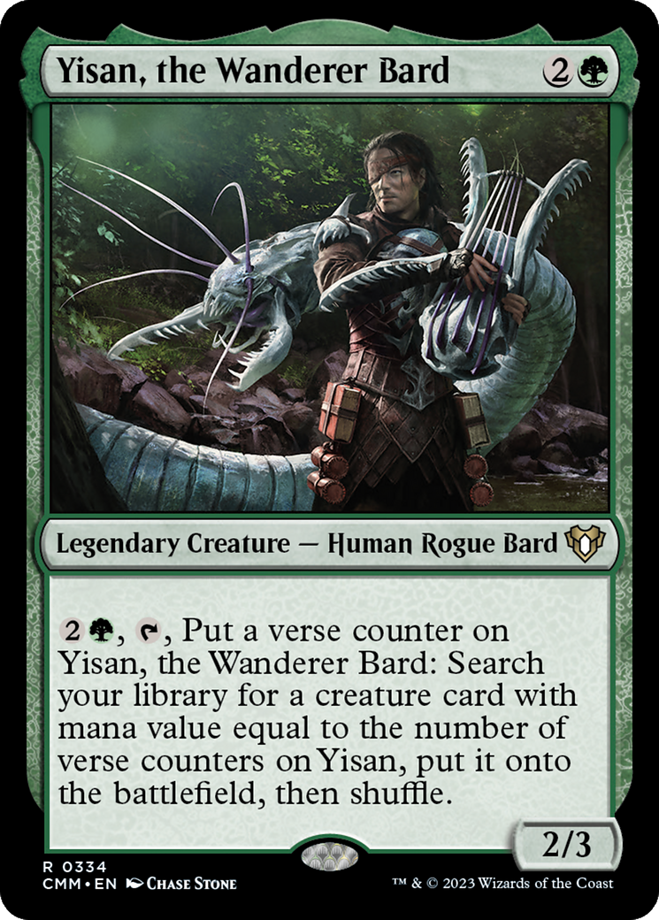 Yisan, the Wanderer Bard [Commander Masters] | Grognard Games