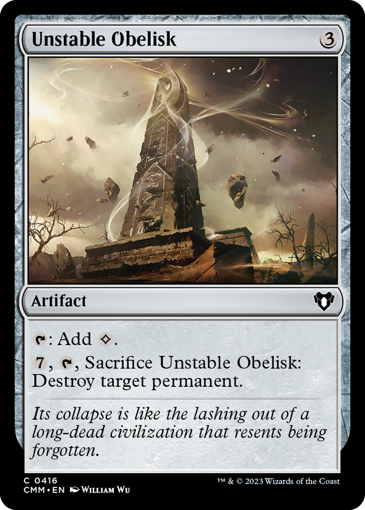Unstable Obelisk [Commander Masters] | Grognard Games
