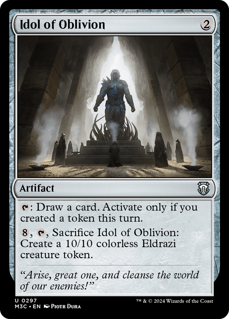 Idol of Oblivion (Ripple Foil) [Modern Horizons 3 Commander] | Grognard Games